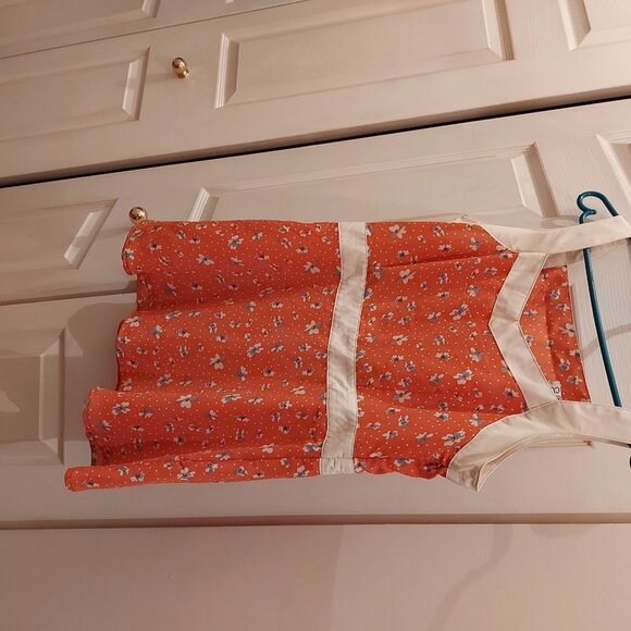 Cute Summer Top - Orange print - Picture 4 of 4